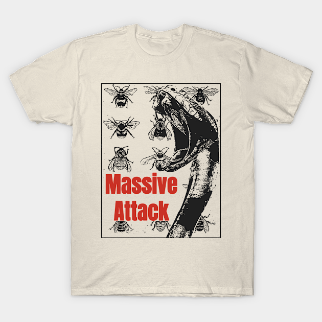 MASSIVE ATTACK 90'S T-SHIRT レア オリジナル 【気質アップ】 www